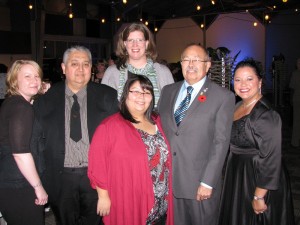 Mi’kmawey Debert staff show their support on Gerald’s big night!