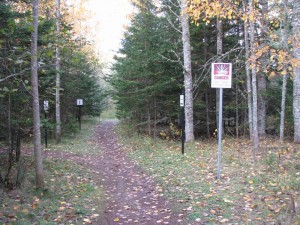 Updated signage was added to the Mi’kmawey Debert trail in 2013.