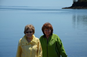 Cousins Mary-Ellen Googoo (left) and Phyllis Googoo (right) are members of the Mi’kmawey Debert Elders’ Advisory Council. They help to integrate the significance of family relations throughout the Centre.